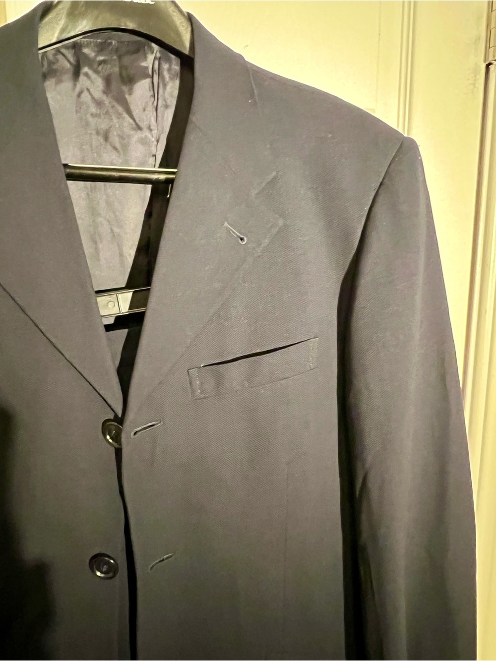 Men's Navy Single-Breasted Sport Coat